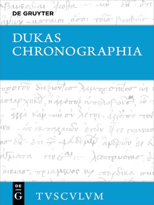 cover image of Chronographia – Byzantiner und Osmanen im Kampf um die Macht und das Überleben (1341–1462)